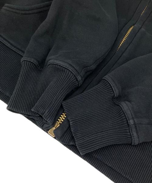 BURBERRY（バーバリー）BURBERRY (バーバリー) インサイドノヴァチェックフーディージップパーカー ブラック サイズ:Mの古着・服飾アイテム