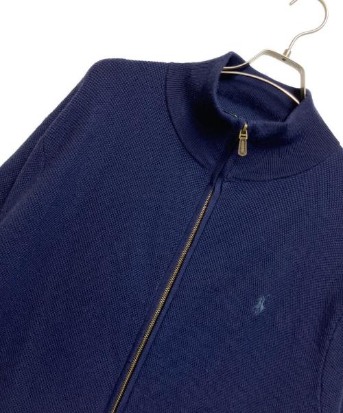 POLO RALPH LAUREN（ポロ・ラルフローレン）POLO RALPH LAUREN (ポロ・ラルフローレン) ニットジャケット インディゴ サイズ:XLの古着・服飾アイテム