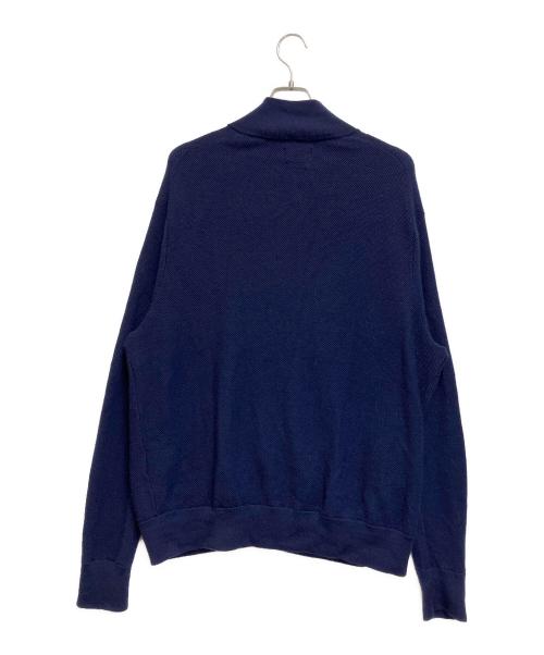 POLO RALPH LAUREN（ポロ・ラルフローレン）POLO RALPH LAUREN (ポロ・ラルフローレン) ニットジャケット インディゴ サイズ:XLの古着・服飾アイテム