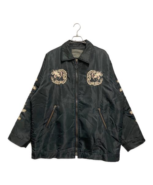 不明（フメイ）不明 (フメイ) スカジャン ブラック サイズ:FREEの古着・服飾アイテム