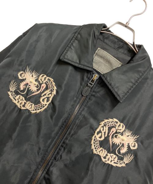 不明（フメイ）不明 (フメイ) スカジャン ブラック サイズ:FREEの古着・服飾アイテム