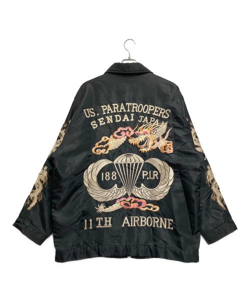 不明（フメイ）不明 (フメイ) スカジャン ブラック サイズ:FREEの古着・服飾アイテム