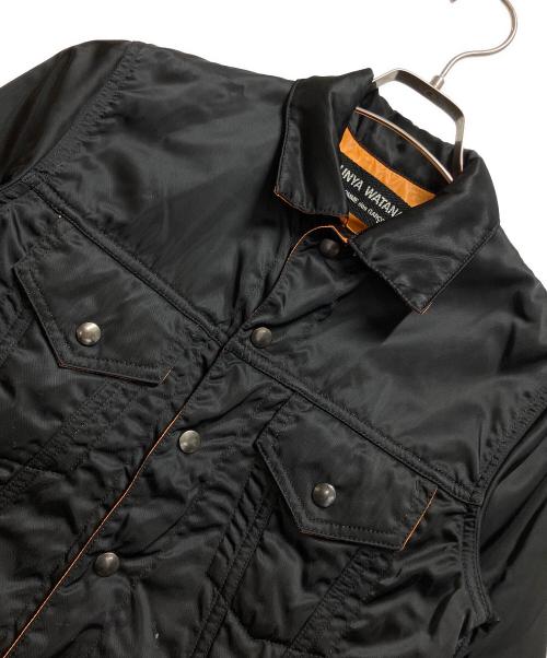 COMME des GARCONS JUNYA WATANABE MAN（コム デ ギャルソン ジュンヤ ワタナベ マン）COMME des GARCONS JUNYA WATANABE MAN (コム デ ギャルソン ジュンヤ ワタナベ マン) ナイロンジャケット ブラック サイズ:不明の古着・服飾アイテム