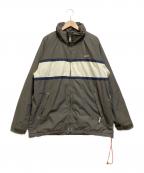 Schottショット）の古着「ナイロンジャケット」｜グレー×アイボリー