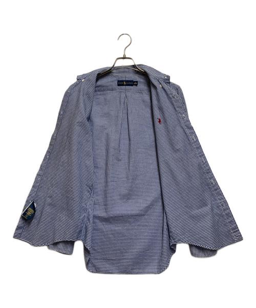POLO RALPH LAUREN（ポロ・ラルフローレン）POLO RALPH LAUREN (ポロ・ラルフローレン) ボタンダウンシャツ ブルー×ホワイト サイズ:XSの古着・服飾アイテム