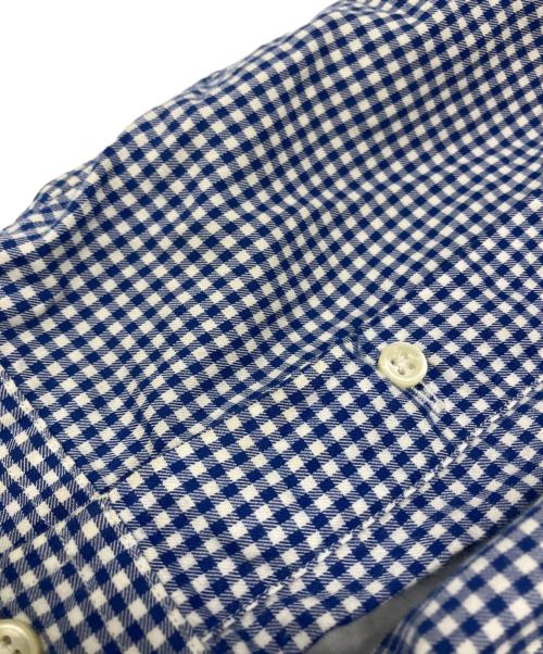 POLO RALPH LAUREN（ポロ・ラルフローレン）POLO RALPH LAUREN (ポロ・ラルフローレン) ボタンダウンシャツ ブルー×ホワイト サイズ:XSの古着・服飾アイテム