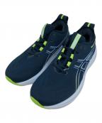 asicsアシックス）の古着「GEL-NIMBUS 26(ゲル ニンバス 26)」｜ネイビー×ネオンイエロー