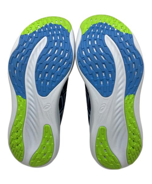 asics（アシックス）asics (アシックス) GEL-NIMBUS 26(ゲル ニンバス 26) ネイビー×ネオンイエロー サイズ:US 9 1/2の古着・服飾アイテム