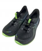 asicsアシックス）の古着「GEL-CUMULUS 26（ゲル キュムラス26）」｜ブラック×ネオングリーン