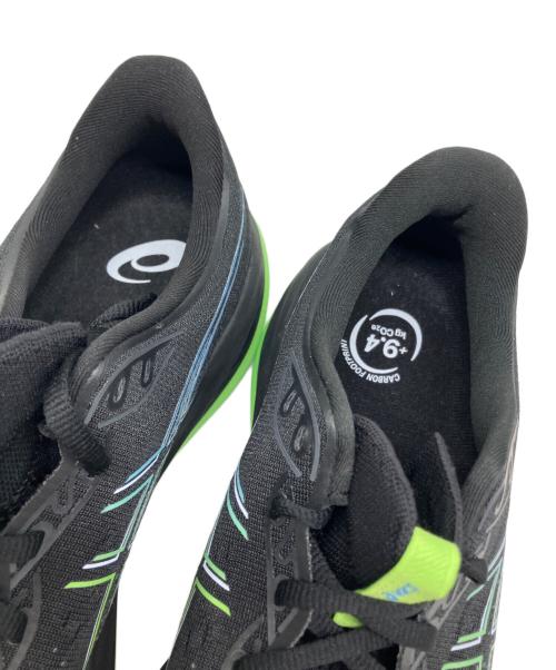 asics（アシックス）asics (アシックス) GEL-CUMULUS 26（ゲル キュムラス26） ブラック×ネオングリーン サイズ:US 10の古着・服飾アイテム