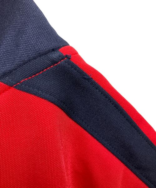 adidas（アディダス）adidas (アディダス) ハロープロジェクト トラックジャケット レッド×ネイビー サイズ:Lの古着・服飾アイテム