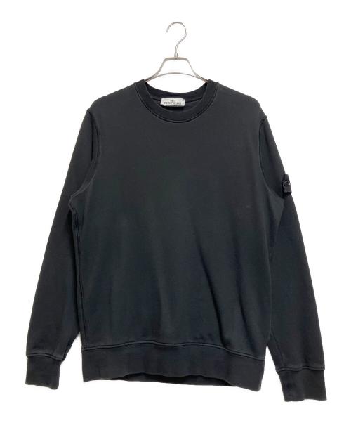 STONE ISLAND（ストーンアイランド）STONE ISLAND (ストーンアイランド) ORGANIC COTTON FLEECE ブラック サイズ:Lの古着・服飾アイテム