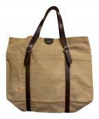 IL BISONTEイル ビゾンテ）の古着「トートバッグ」｜ベージュ×ブラウン