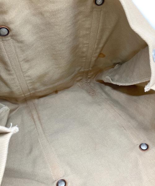 IL BISONTE（イル ビゾンテ）IL BISONTE (イル ビゾンテ) トートバッグ ベージュ×ブラウンの古着・服飾アイテム