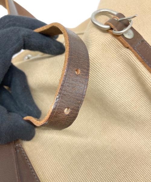 IL BISONTE（イル ビゾンテ）IL BISONTE (イル ビゾンテ) トートバッグ ベージュ×ブラウンの古着・服飾アイテム