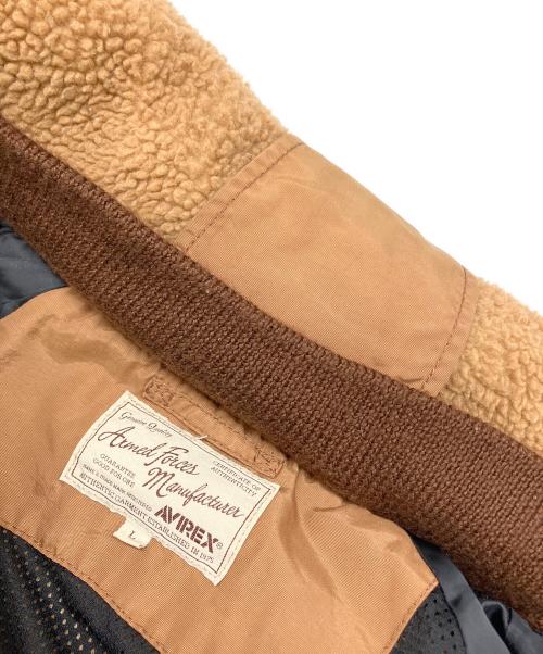 AVIREX（アヴィレックス）AVIREX (アヴィレックス) フリースジャケット ベージュ サイズ:Lの古着・服飾アイテム