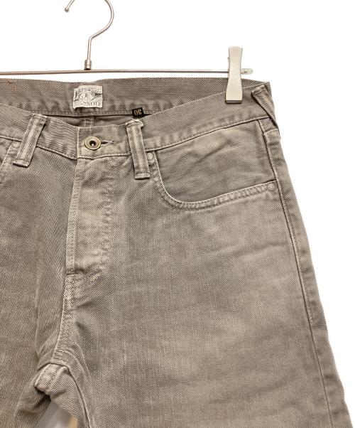 PRPS NOIR（ピーアールピーエス）PRPS NOIR (ピーアールピーエス) ダメージ加工デニムパンツ グレー サイズ:30の古着・服飾アイテム