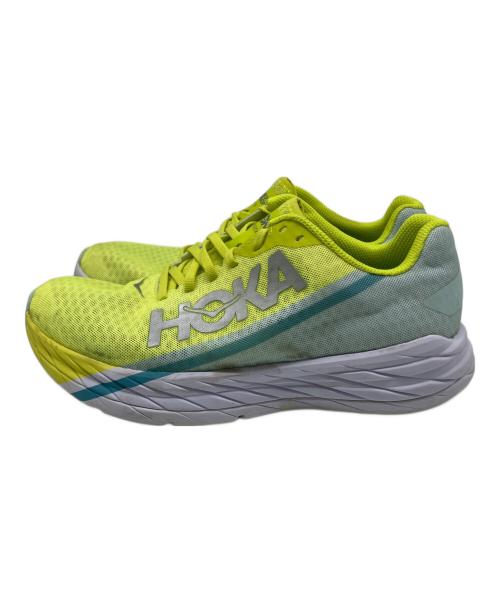 HOKAONEONE（ホカオネオネ）HOKAONEONE (ホカオネオネ) Women's Bondi 7 イエロー×ライトブルー サイズ:US(W) 9 / US(M) 8 /UK 7.5の古着・服飾アイテム