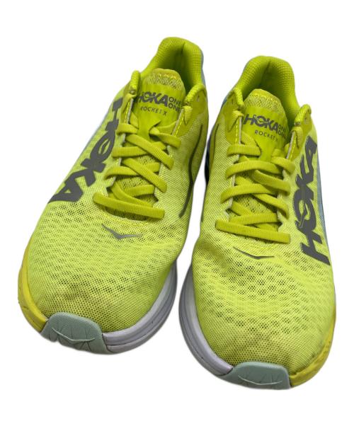 HOKAONEONE（ホカオネオネ）HOKAONEONE (ホカオネオネ) Women's Bondi 7 イエロー×ライトブルー サイズ:US(W) 9 / US(M) 8 /UK 7.5の古着・服飾アイテム