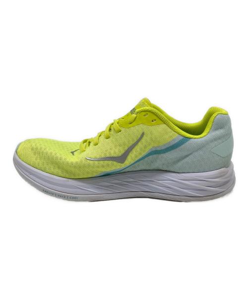 HOKAONEONE（ホカオネオネ）HOKAONEONE (ホカオネオネ) Women's Bondi 7 イエロー×ライトブルー サイズ:US(W) 9 / US(M) 8 /UK 7.5の古着・服飾アイテム