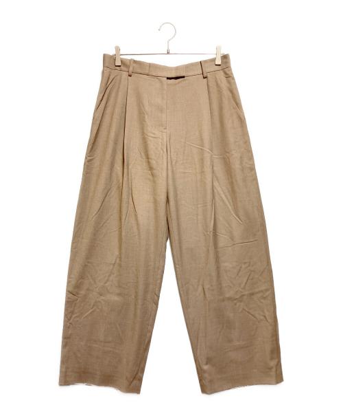 DEPENDRE（デパーンドル）DEPENDRE (デパーンドル) アジャスタブルタックパンツ ベージュ サイズ:Mの古着・服飾アイテム