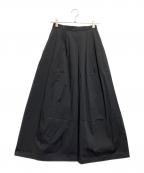 CLANEクラネ）の古着「バルーンロングスカート」｜ブラック