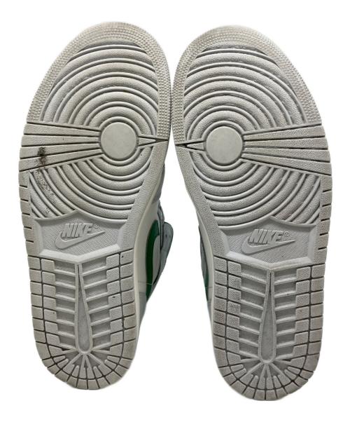 NIKE（ナイキ）NIKE (ナイキ) Air Jordan 1 Mid（エアジョーダン1 ミッド） グリーン×ホワイト サイズ:US 10の古着・服飾アイテム