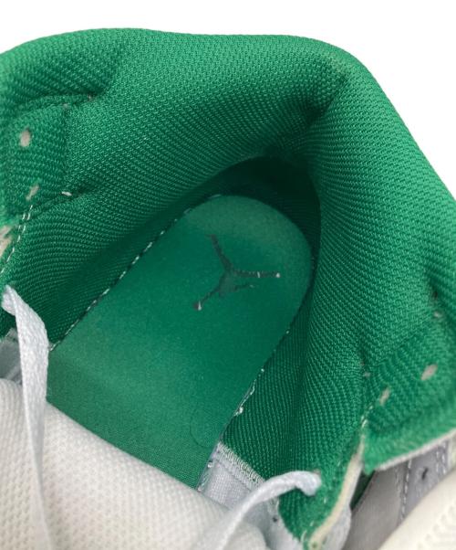 NIKE（ナイキ）NIKE (ナイキ) Air Jordan 1 Mid（エアジョーダン1 ミッド） グリーン×ホワイト サイズ:US 10の古着・服飾アイテム