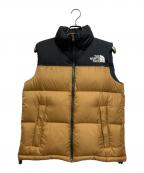THE NORTH FACEザ ノース フェイス）の古着「Nuptse Vest (ヌプシベスト）」｜ベージュ×ブラック