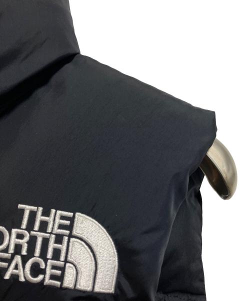 THE NORTH FACE（ザ ノース フェイス）THE NORTH FACE (ザ ノース フェイス) Nuptse Vest (ヌプシベスト） ベージュ×ブラック サイズ:Mの古着・服飾アイテム