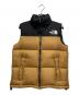 THE NORTH FACE（ザ ノース フェイス）の古着「Nuptse Vest (ヌプシベスト）」｜ベージュ×ブラック