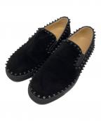 Christian Louboutinクリスチャン・ルブタン）の古着「スタッズスリッポン」｜ブラック