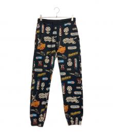 Hysteric Glamour（ヒステリックグラマー）の古着「CHAINSAW柄スウェットパンツ」｜ブラック