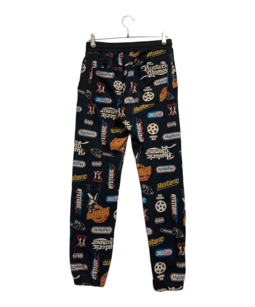 Hysteric Glamour（ヒステリックグラマー）Hysteric Glamour (ヒステリックグラマー) CHAINSAW柄スウェットパンツ ブラック サイズ:Mの古着・服飾アイテム