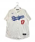GENUINE MERCHANDISE×NIKEジェニュイン マーチャンダイズ×ナイキ）の古着「ロサンゼルス・ドジャース ショートスリーブ ジャージ」｜ホワイト