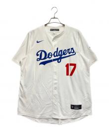 GENUINE MERCHANDISE×NIKE（ジェニュイン マーチャンダイズ×ナイキ）の古着「ロサンゼルス・ドジャース ショートスリーブ ジャージ」｜ホワイト