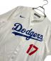 GENUINE MERCHANDISE (ジェニュイン マーチャンダイズ) NIKE (ナイキ) ロサンゼルス・ドジャース ショートスリーブ ジャージ ホワイト サイズ:L：15000円