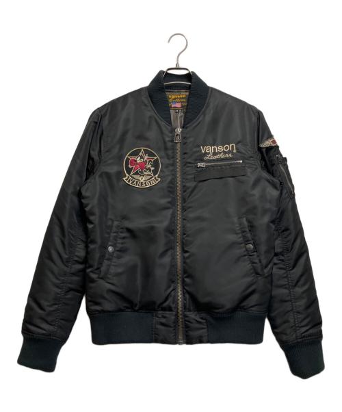 VANSON（バンソン）VANSON (バンソン) FELiX (フィリックス) 中綿ジャケット ブラック サイズ:Mの古着・服飾アイテム