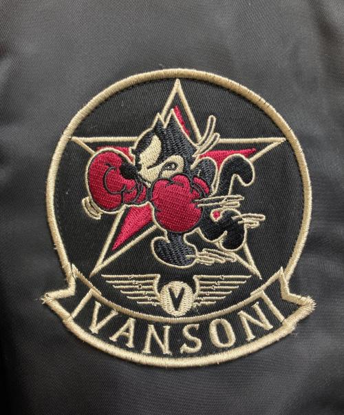 VANSON（バンソン）VANSON (バンソン) FELiX (フィリックス) 中綿ジャケット ブラック サイズ:Mの古着・服飾アイテム