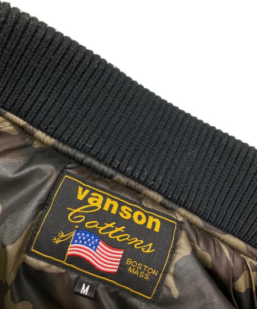 VANSON（バンソン）VANSON (バンソン) FELiX (フィリックス) 中綿ジャケット ブラック サイズ:Mの古着・服飾アイテム