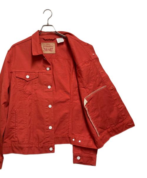 LEVI'S（リーバイス）LEVI'S (リーバイス) デニムジャケット オレンジ サイズ:Mの古着・服飾アイテム