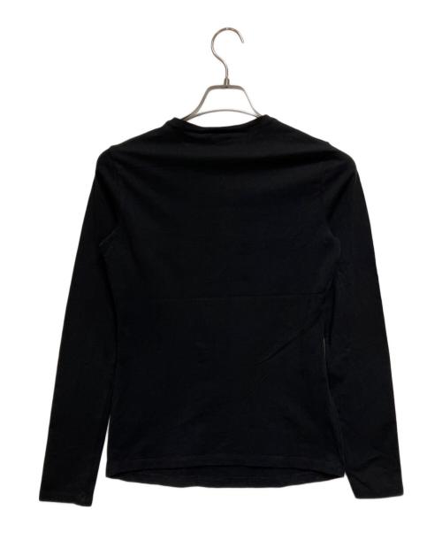 ARMANI JEANS（アルマーニジーンズ）ARMANI JEANS (アルマーニジーンズ) 長袖カットソー ブラック サイズ:USA S / EU 40の古着・服飾アイテム