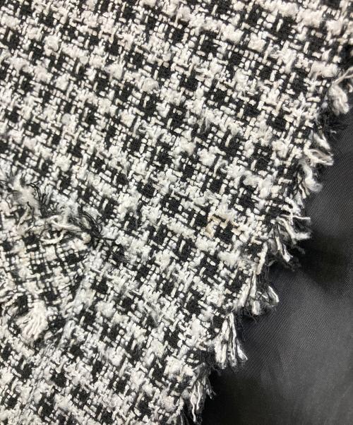 ROPE PICNIC（ロペピクニック）ROPE PICNIC (ロペピクニック) ツイードジレ ベスト ホワイト×ブラック サイズ:38の古着・服飾アイテム