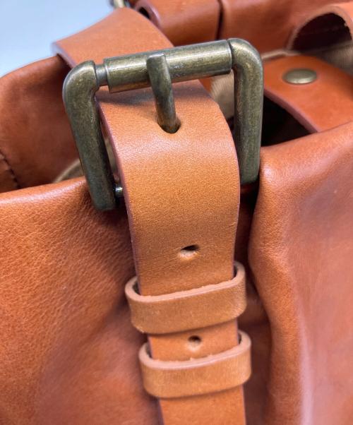 ノーブランド（ノーブランド）ノーブランド (ノーブランド) レザートートバッグ ブラウンの古着・服飾アイテム