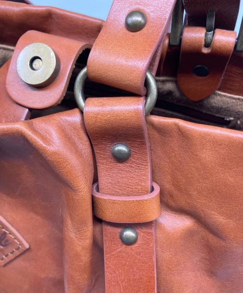 ノーブランド（ノーブランド）ノーブランド (ノーブランド) レザートートバッグ ブラウンの古着・服飾アイテム