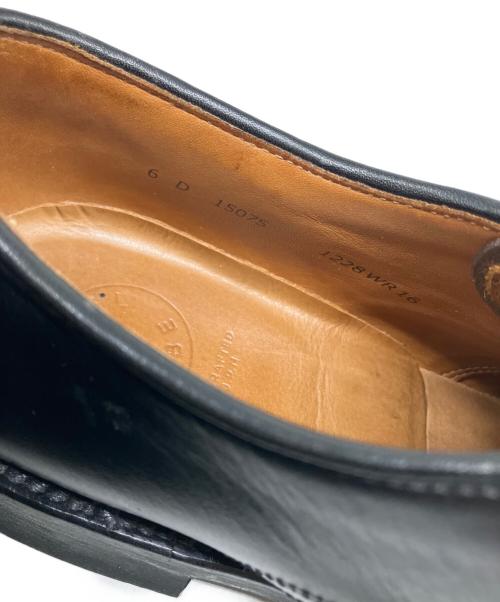 WHEEL ROBE（ウィールローブ）WHEEL ROBE (ウィールローブ) PLAIN TOE DERBY ブラック サイズ:6Dの古着・服飾アイテム