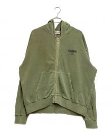 BADWAY（バッドウェイ）の古着「ジップパーカー」｜グリーン