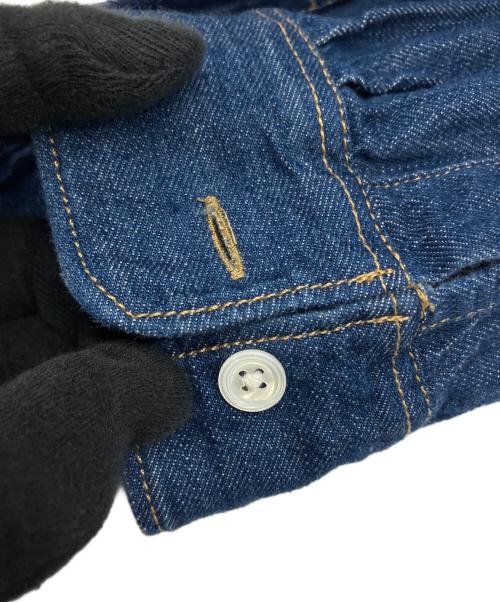 LACOSTE（ラコステ）LACOSTE (ラコステ) オーガニックコットンベーシックデニムシャツ ブルー サイズ:FR 39 / US S/Mの古着・服飾アイテム