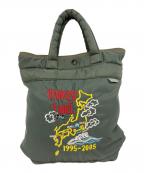 HARVEST LABELハーヴェストレーベル）の古着「ハンドバッグ」｜カーキ