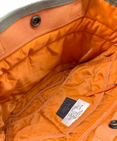 HARVEST LABEL（ハーヴェストレーベル）HARVEST LABEL (ハーヴェストレーベル) ハンドバッグ カーキの古着・服飾アイテム